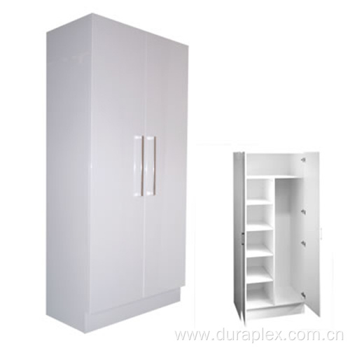 COMBINATION LINEN/BROOM CUPBOARD DOUBLE DOOR 80CM